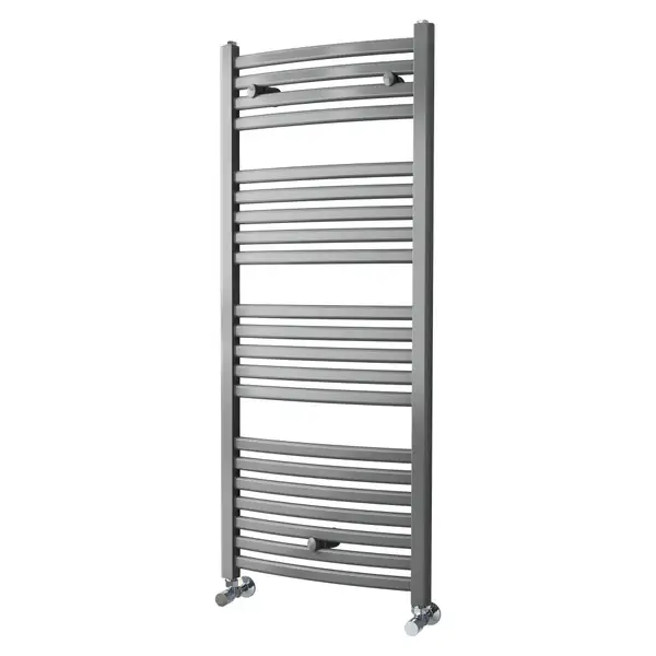 Сушарка рушників водяна Qtap Dias (SIL) P21 1200x500 HY (QTDIASSILP211200500HY) фото 1 Aquada.com.ua