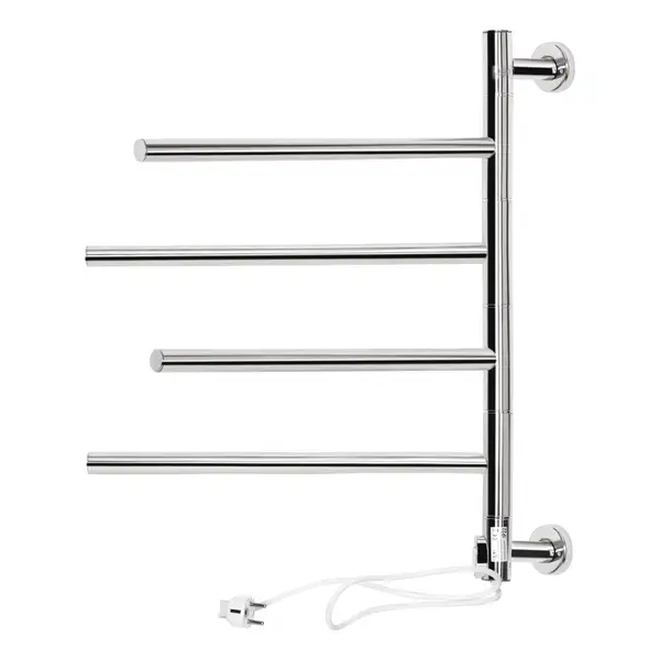 Сушарка рушників електрична Qtap Glide 11108R CRM (QTGLICRM11108R) фото 3 Aquada.com.ua