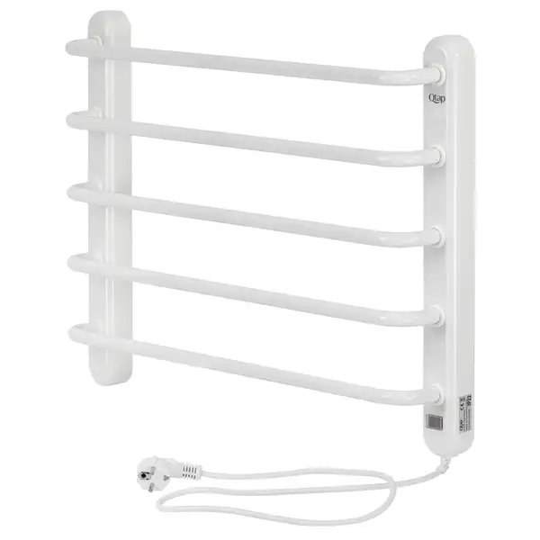 Сушарка рушників електрична Qtap Presto 11115R WHI (QTPREWHI11115R) фото 3 Aquada.com.ua