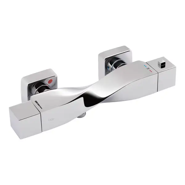 QTAP Змішувач термостатичний для душу Zkrouceny 40T105C (QTZKR40T105C) фото 1 Aquada.com.ua