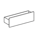 Настенная полка 45 х 15 х h14,8 см Geberit Smyle Square (500.362.JK.1) фото 2 Aquada.com.ua