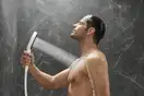 Лейка для душа Hansgrohe Rainfinity EcoSmart (цвет - белый матовый/чёрный), 3 вида струи (26865700) фото 5 Aquada.com.ua