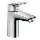Душевая система с термостатом Hansgrohe Crometta E 240 1jet Showerpipe + cмеситель для раковины Hansgrohe Logis (27267000+71100000) фото 3 Aquada.com.ua