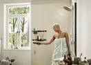 Набор аксессуаров 3-в-1 Hansgrohe WallStoris, чёрный матовый (27966670) фото 5 Aquada.com.ua