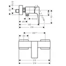 Смеситель для душа Hansgrohe Metropol (цвет - белый матовый) (32560700) фото 2 Aquada.com.ua