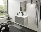 Дозатор для жидкого мыла Hansgrohe AddStoris, чёрный матовый/стекло матовое (41745670) фото 10 Aquada.com.ua