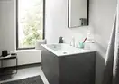 Дозатор для жидкого мыла Hansgrohe AddStoris, белый матовый/стекло матовое (41745700) фото 2 Aquada.com.ua