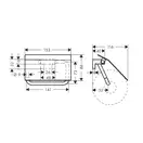 Бумагодержатель с крышкой Hansgrohe AddStoris (цвет - матовая бронза) (41753140) фото 2 Aquada.com.ua