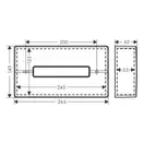 Диспенсер для салфеток Hansgrohe AddStoris, матовый чёрный хром (41774340) фото 2 Aquada.com.ua