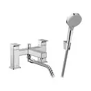 Смеситель на борт ванны Hansgrohe Vernis Shape (цвет - хром), с душевым гарнитуром (71462000) фото 1 Aquada.com.ua