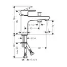 Смеситель для ванны Hansgrohe Vernis Shape (цвет - хром) (71463000) фото 2 Aquada.com.ua
