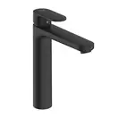 Смеситель для раковины высокий Hansgrohe Vernis Blend (цвет - чёрный матовый), с донным клапаном (71552670) фото 1 Aquada.com.ua