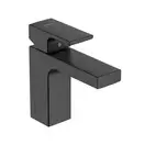 Смеситель для раковины 100 Hansgrohe Vernis Shape (цвет - чёрный матовый), с донным клапаном (71561670) фото 1 Aquada.com.ua
