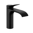 Смеситель для раковины Hansgrohe Vivenis (цвет - чёрный матовый), без донного клапана (75022670) фото 1 Aquada.com.ua