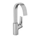 Смеситель для раковины высокий Hansgrohe Vivenis (цвет - хром), с донным клапаном (75030000) фото 1 Aquada.com.ua