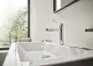 Смеситель для раковины Hansgrohe Finoris CoolStart (цвет - хром), с донным клапаном Push Open (76024000) фото 5 Aquada.com.ua