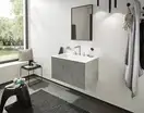 Смеситель для раковины высокий Hansgrohe Finoris (цвет - хром), с донным клапаном Push Open (76034000) фото 3 Aquada.com.ua