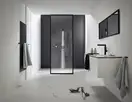 Смеситель для раковины высокий, с вытяжным душем, 2 вида струи Hansgrohe Finoris (цвет - чёрный матовый), с донным клапаном Push Open (76063670) фото 13 Aquada.com.ua