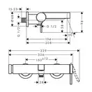 Смеситель для ванны Hansgrohe Finoris (цвет - чёрный матовый) (76420670) фото 2 Aquada.com.ua