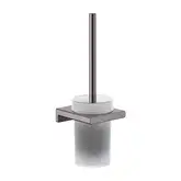 Тримач йоржика для унітазу Hansgrohe AddStoris настінний, Brushed Black Chrome (41752340)