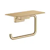 Тримач туалетного паперу Hansgrohe AddStoris з поличкою, Brushed Bronze (41772140)