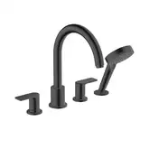 Змішувач для ванни Hansgrohe Vernis Shape на 4 отвори, Matt Black (71459670)