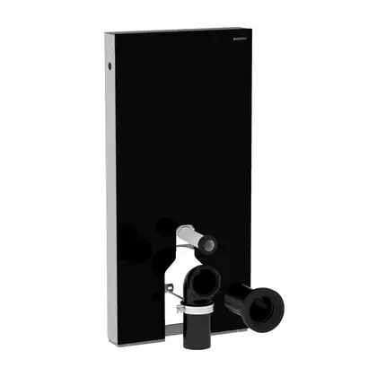 Наружная инсталляция для напольного унитаза 101 см Geberit Monolith, стекло чёрное (131.001.SJ.5) фото 1 Aquada.com.ua