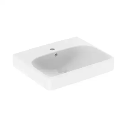 Маленькая (мини) раковина Geberit Smyle Square 50 х 41 х h16 см (500.256.01.1) фото 1 Aquada.com.ua Маленькая (мини) раковина Geberit Smyle Square 50 х 41 х h16 см (500.256.01.1) фото 1 Aquada.com.ua
