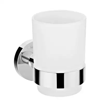 Набор аксессуаров 5-в1 Hansgrohe Logis (цвет - хром/стекло матовое, белое) (10002319) фото 4 Aquada.com.ua Набор аксессуаров 5-в1 Hansgrohe Logis (цвет - хром/стекло матовое, белое) (10002319) фото 4 Aquada.com.ua
