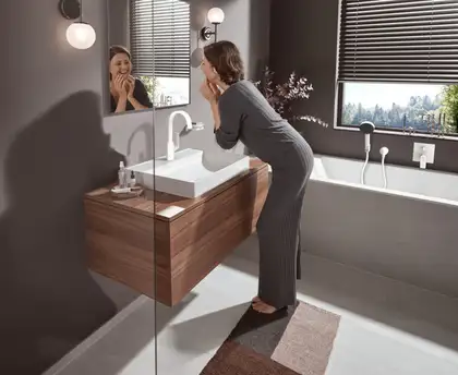 Душевой гарнитур Hansgrohe Pulsify Select (цвет - белый матовый), 3 вида струи Relaxation и шланг 125 см (24302700) фото 3 Aquada.com.ua