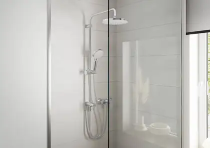 Душевая система без смесителя Hansgrohe Vernis Blend (цвет - хром) (26272000) фото 4 Aquada.com.ua Душевая система без смесителя Hansgrohe Vernis Blend (цвет - хром) (26272000) фото 4 Aquada.com.ua