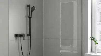 Душевая система без смесителя Hansgrohe Vernis Shape (цвет - чёрный матовый) (26282670) фото 4 Aquada.com.ua Душевая система без смесителя Hansgrohe Vernis Shape (цвет - чёрный матовый) (26282670) фото 4 Aquada.com.ua