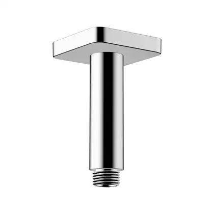 Держатель для верхнего душа h100 мм Hansgrohe Vernis Shape (цвет - хром) (26406000) фото 1 Aquada.com.ua