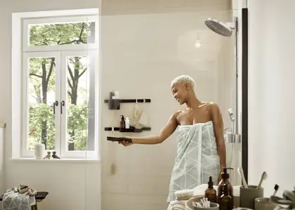Корзина для хранения Hansgrohe WallStoris, чёрный матовый (27913670) фото 2 Aquada.com.ua Корзина для хранения Hansgrohe WallStoris, чёрный матовый (27913670) фото 2 Aquada.com.ua