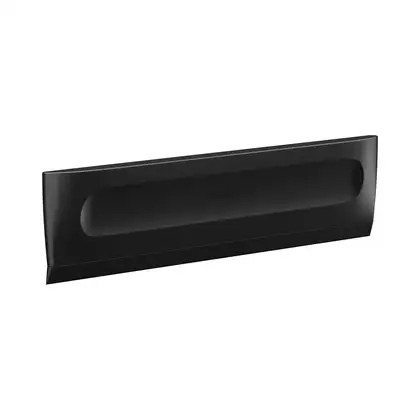 Скребок для душевой кабины 19,5 х 4,4 см Hansgrohe WallStoris, чёрный матовый (27916670) фото 1 Aquada.com.ua