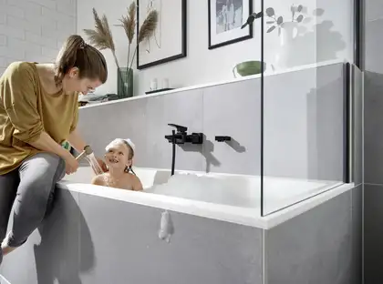 Детский ручной душ Hansgrohe Jocolino, 2 вида струи (28760210) фото 3 Aquada.com.ua Детский ручной душ Hansgrohe Jocolino, 2 вида струи (28760210) фото 3 Aquada.com.ua