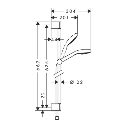 Набор смесителей для ванны 3-в-1 Hansgrohe Focus/Croma Select E (цвет - хром) (31940112) фото 10 Aquada.com.ua Набор смесителей для ванны 3-в-1 Hansgrohe Focus/Croma Select E (цвет - хром) (31940112) фото 10 Aquada.com.ua