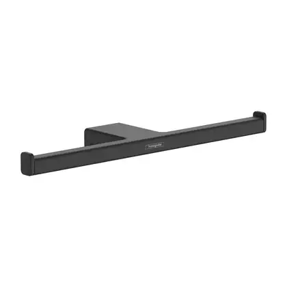 Бумагодержатель без крышки двойной Hansgrohe AddStoris (цвет - чёрный матовый) (41748670) фото 1 Aquada.com.ua Бумагодержатель без крышки двойной Hansgrohe AddStoris (цвет - чёрный матовый) (41748670) фото 1 Aquada.com.ua
