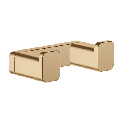 Крючок двойной Hansgrohe AddStoris, матовая бронза (41755140) фото 1 Aquada.com.ua