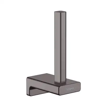 Держатель для запасного рулона Hansgrohe AddStoris (цвет - матовый чёрный хром) (41756340) фото 1 Aquada.com.ua Держатель для запасного рулона Hansgrohe AddStoris (цвет - матовый чёрный хром) (41756340) фото 1 Aquada.com.ua