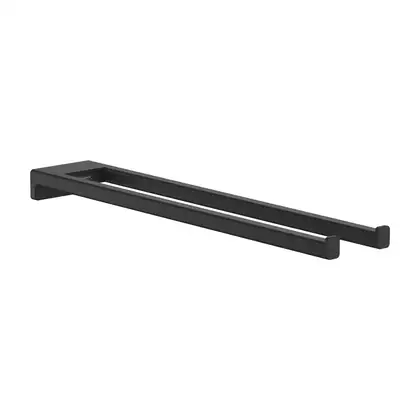 Полотенцедержатель двойной 445 мм Hansgrohe AddStoris, чёрный матовый (41770670) фото 1 Aquada.com.ua Полотенцедержатель двойной 445 мм Hansgrohe AddStoris, чёрный матовый (41770670) фото 1 Aquada.com.ua