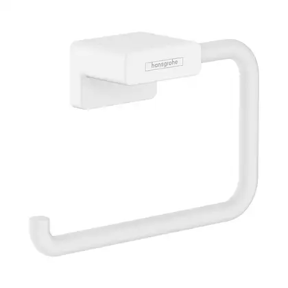 Бумагодержатель без крышки Hansgrohe AddStoris (цвет - белый матовый) (41771700) фото 1 Aquada.com.ua