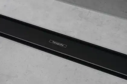 Трап для душа 100 см Hansgrohe RainDrain Match, чёрный (56041610) фото 2 Aquada.com.ua