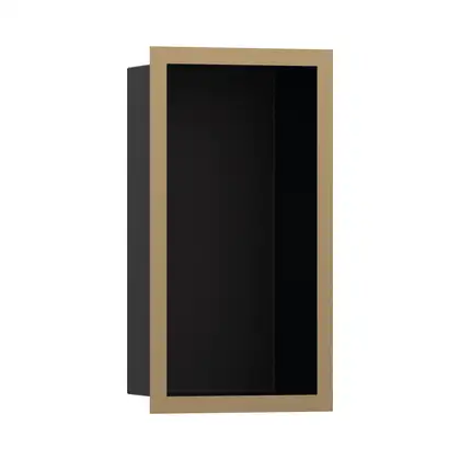 Настенная ниша с дизайнерской рамкой Hansgrohe XtraStoris Individual 30 х 15 х 10 см, матовая бронза (56095140) фото 1 Aquada.com.ua Настенная ниша с дизайнерской рамкой Hansgrohe XtraStoris Individual 30 х 15 х 10 см, матовая бронза (56095140) фото 1 Aquada.com.ua