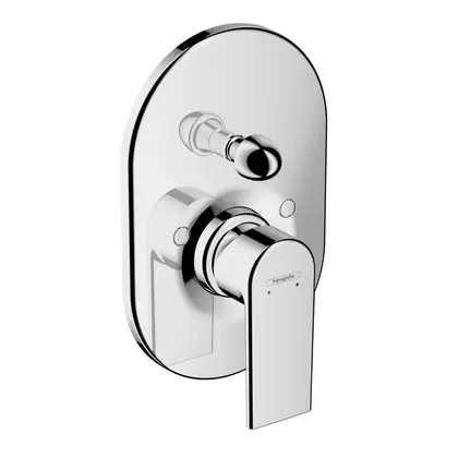 Смеситель для ванны/душа Hansgrohe Vernis Shape (цвет - хром) (71458000) фото 1 Aquada.com.ua Смеситель для ванны/душа Hansgrohe Vernis Shape (цвет - хром) (71458000) фото 1 Aquada.com.ua