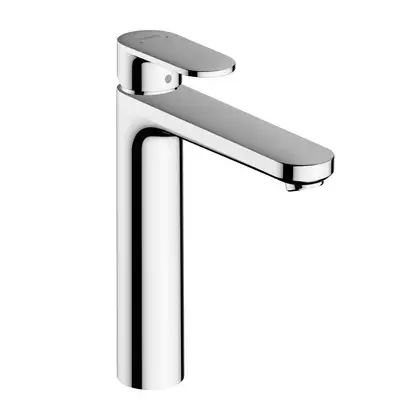 Смеситель для раковины высокий Hansgrohe Vernis Blend (цвет - хром), с донным клапаном из металла (71581000) фото 1 Aquada.com.ua Смеситель для раковины высокий Hansgrohe Vernis Blend (цвет - хром), с донным клапаном из металла (71581000) фото 1 Aquada.com.ua