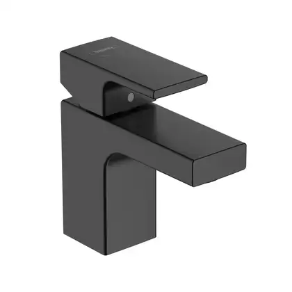 Смеситель для раковины 70 CoolStart Hansgrohe Vernis Shape (цвет - чёрный матовый), с донным клапаном (71593670) фото 1 Aquada.com.ua Смеситель для раковины 70 CoolStart Hansgrohe Vernis Shape (цвет - чёрный матовый), с донным клапаном (71593670) фото 1 Aquada.com.ua
