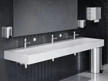 Кран для холодной или предварительно настроенной воды Hansgrohe Talis E (цвет - хром) (71719000) фото 2 Aquada.com.ua Кран для холодной или предварительно настроенной воды Hansgrohe Talis E (цвет - хром) (71719000) фото 2 Aquada.com.ua