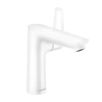 Смеситель для раковины Hansgrohe Talis E (цвет - белый матовый), с донным клапаном (71754700) фото 1 Aquada.com.ua Смеситель для раковины Hansgrohe Talis E (цвет - белый матовый), с донным клапаном (71754700) фото 1 Aquada.com.ua