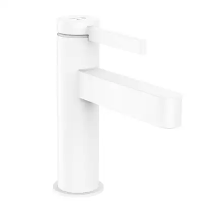 Кран для холодной воды Hansgrohe Finoris (цвет - белый матовый), без донного клапана (76013700) фото 1 Aquada.com.ua Кран для холодной воды Hansgrohe Finoris (цвет - белый матовый), без донного клапана (76013700) фото 1 Aquada.com.ua